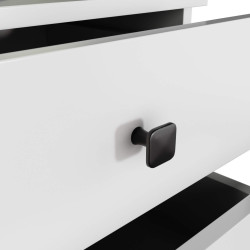 Комод Akord Mobi 40см 3SZ (White/Black) Thumb