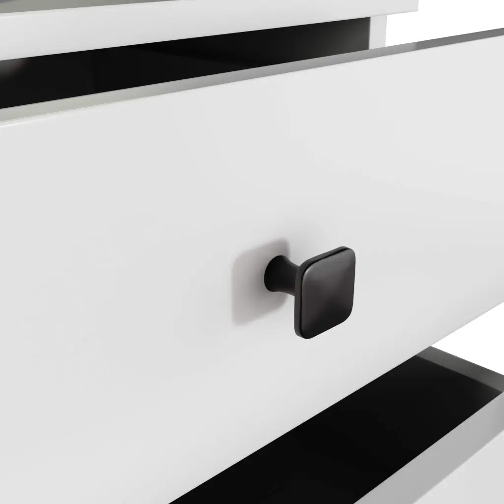 Комод Akord Mobi 40см 3SZ (White/Black)