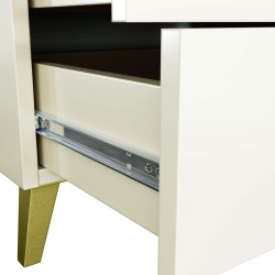 Comoda Akord Mobi 60cm 6SZ (Cashmere/Gold) Thumb