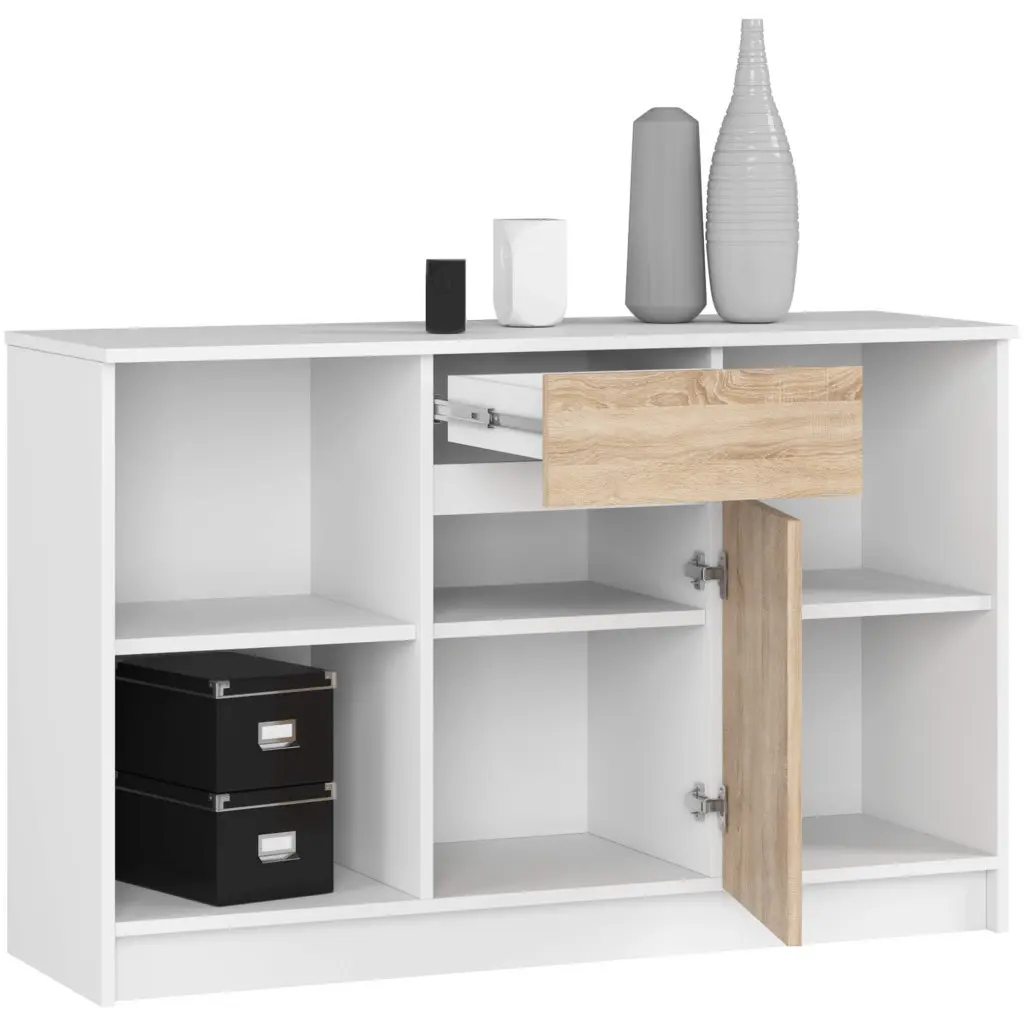 Тумба Akord B-17 120cm (Sonoma/White)