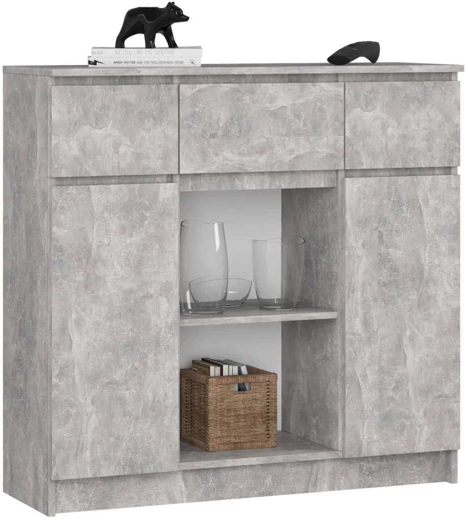 Tumba Akord K100 2D 3SZ 1P (Concrete)