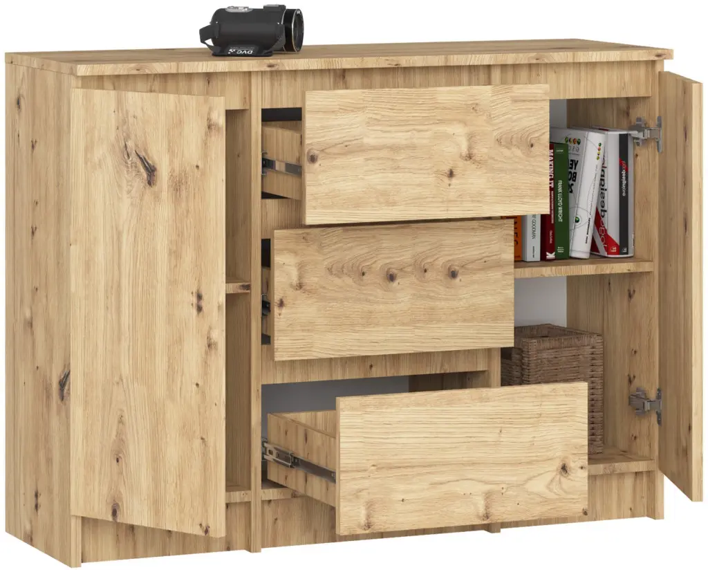 Tumba Akord K100 2D 3SZ (Artisan Oak)