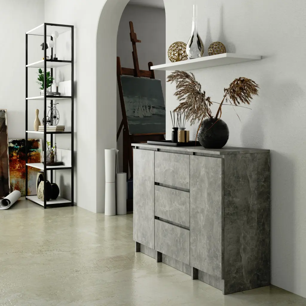 Tumba Akord K100 2D 3SZ (Concrete)