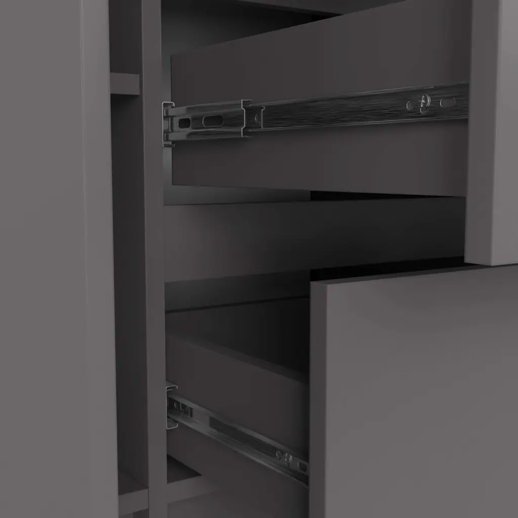 Тумба Akord K100 2D 3SZ (Graphite Grey)