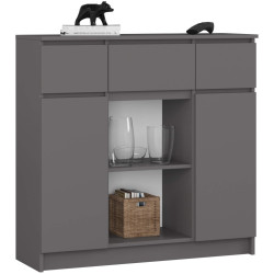 Tumba Akord K100 2D 3SZ 1P (Graphite Grey) Thumb