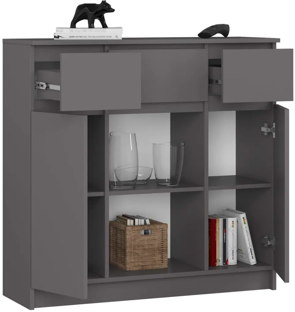 Tumba Akord K100 2D 3SZ 1P (Graphite Grey)