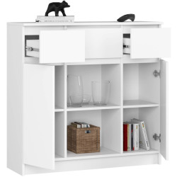 Тумба Akord K100 2D 3SZ 1P (White) Thumb