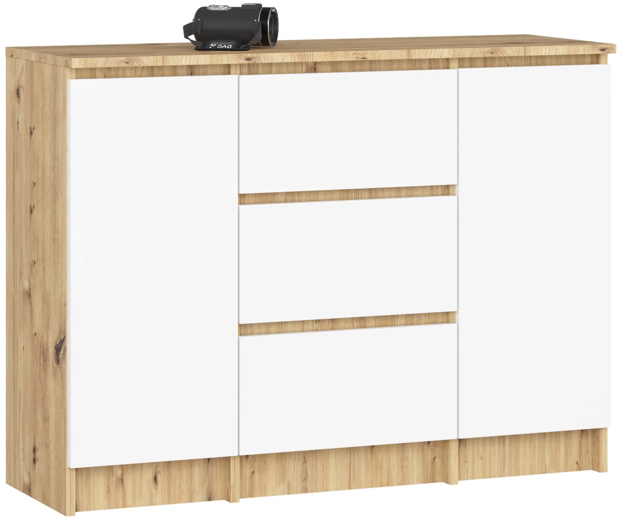 Tumba Akord K100 2D 3SZ (Artisan Oak/White)