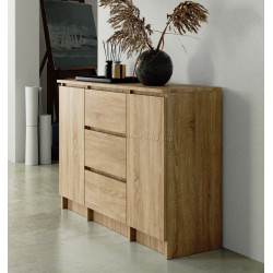 Tumba Akord K100 2D 3SZ (Sonoma Oak)