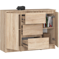 Tumba Akord K100 2D 3SZ (Sonoma Oak) Thumb