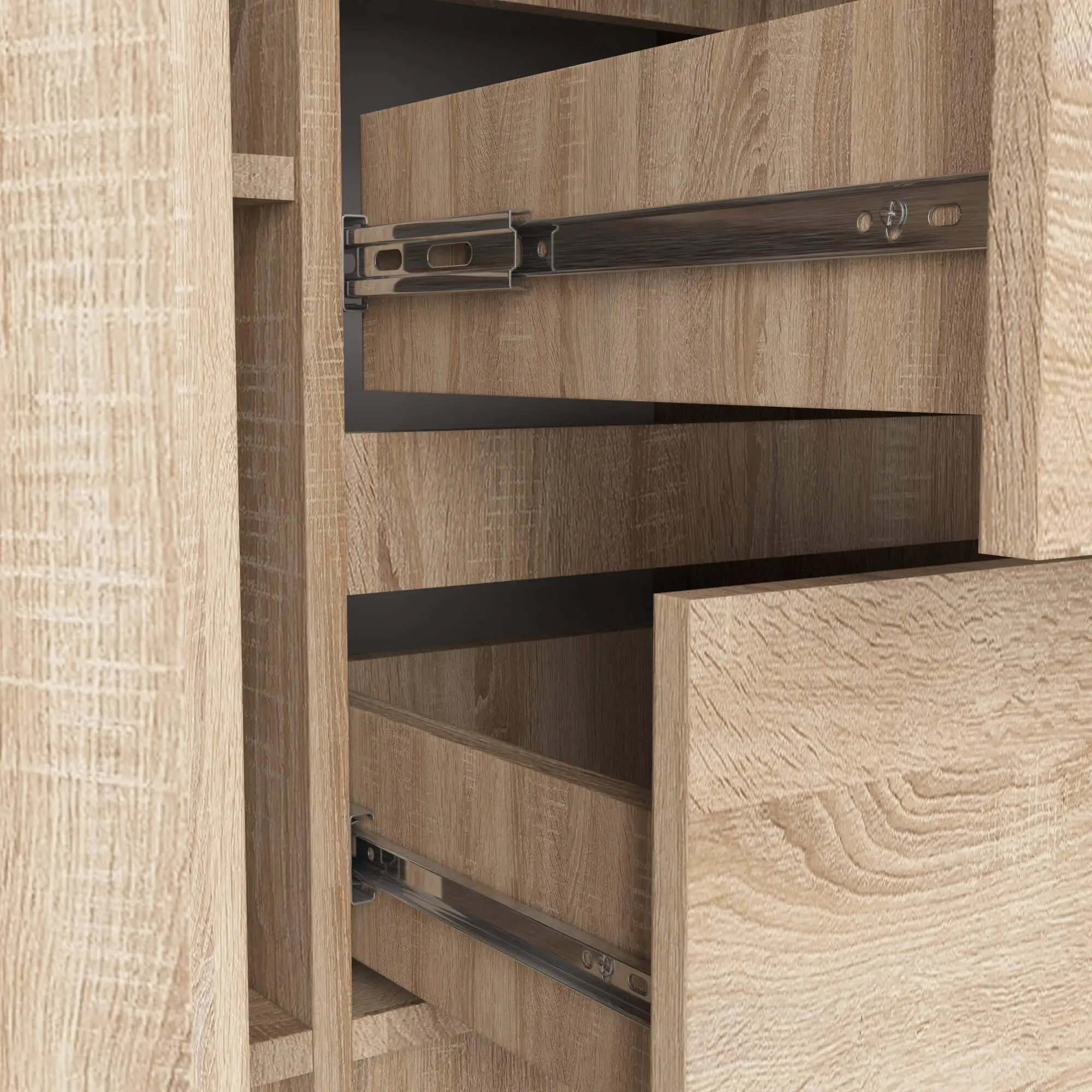 Tumba Akord K100 2D 3SZ (Sonoma Oak)