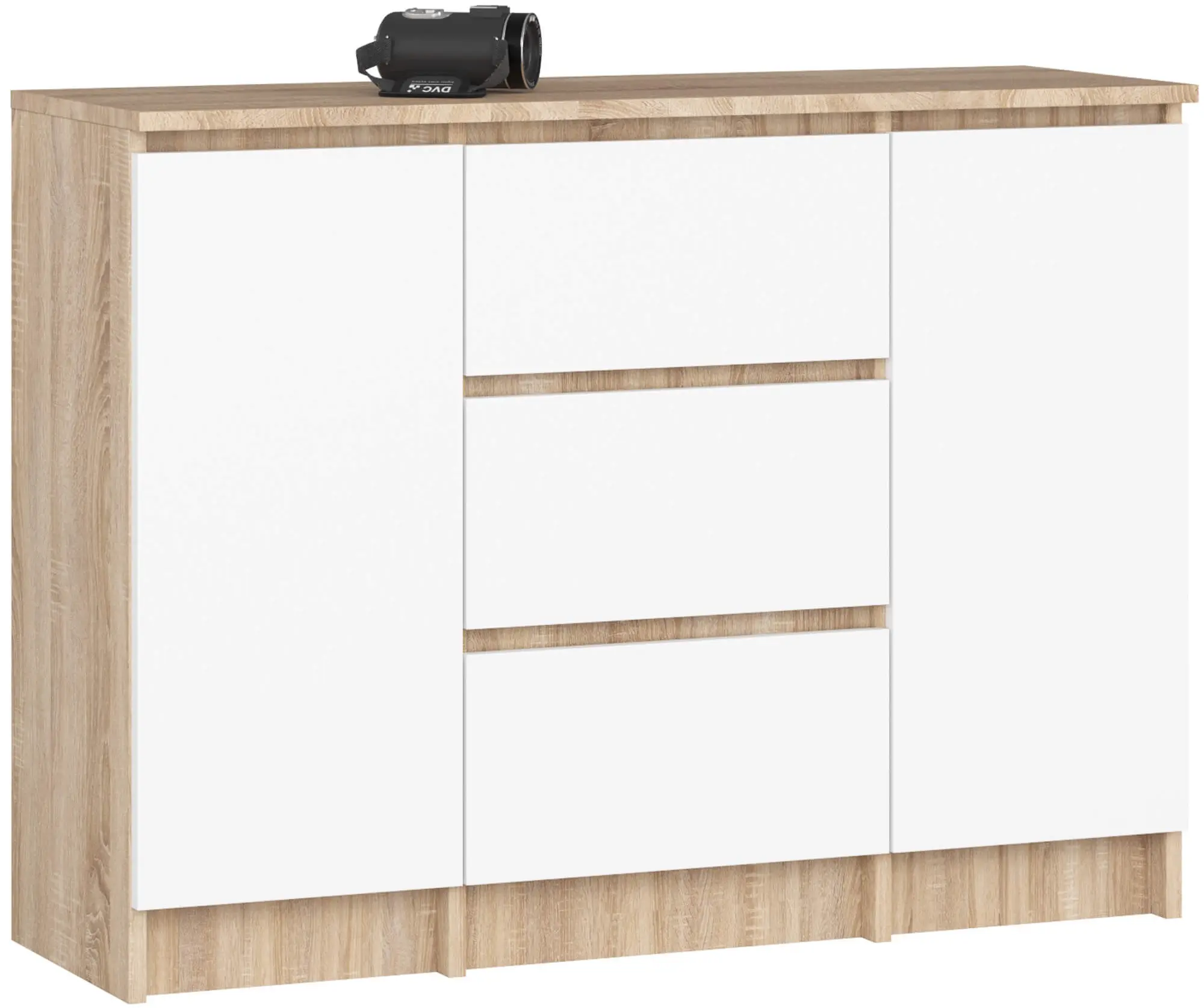 Tumba Akord K100 2D 3SZ (Sonoma Oak/White)