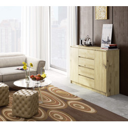 Тумба Akord K140 2D 4SZ (Artisan Oak) Thumb