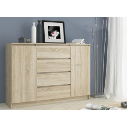 Tumba Akord K140 2D 4SZ (Sonoma Oak)