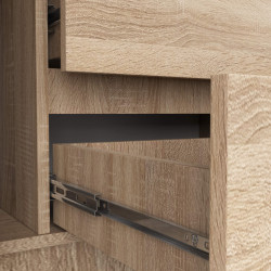 Тумба Akord K140 2D 4SZ (Sonoma Oak) Thumb