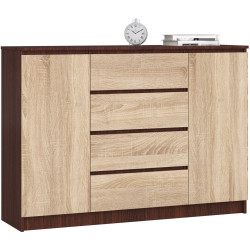 Tumba Akord K140 2D 4SZ (Wenge/Sonoma Oak) Thumb