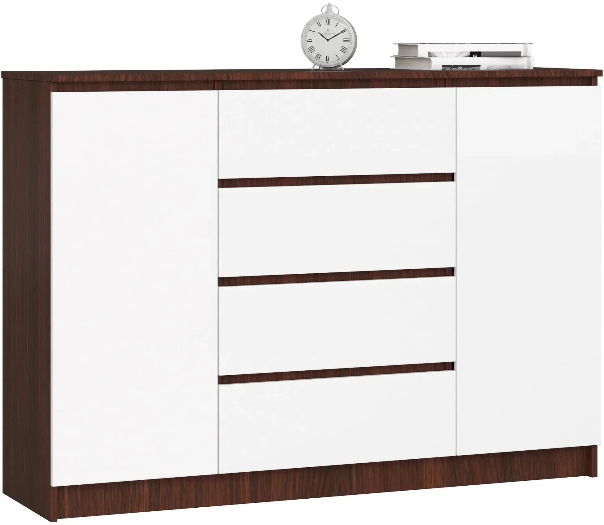 Tumba Akord K140 2D 4SZ (Wenge/White)