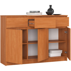 Тумба Akord K140 3D 3SZ (Alder) Thumb