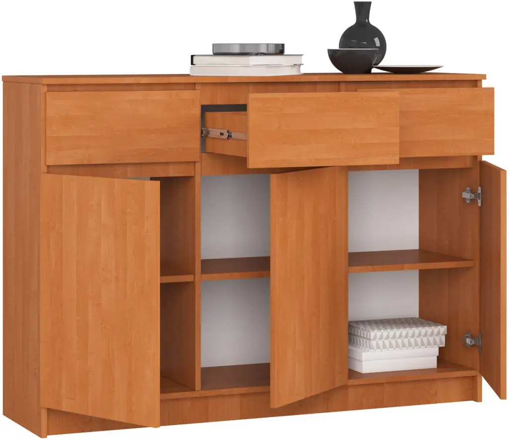 Тумба Akord K140 3D 3SZ (Alder)