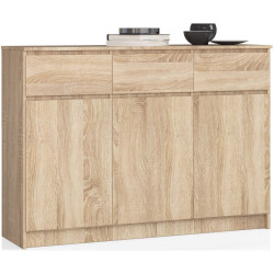 Tumba Akord K140 3D 3SZ (Sonoma Oak) Thumb