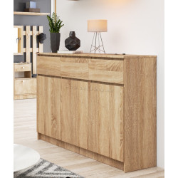 Tumba Akord K140 3D 3SZ (Sonoma Oak)