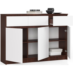 Tumba Akord K140 3D 3SZ (Wenge/White) Thumb