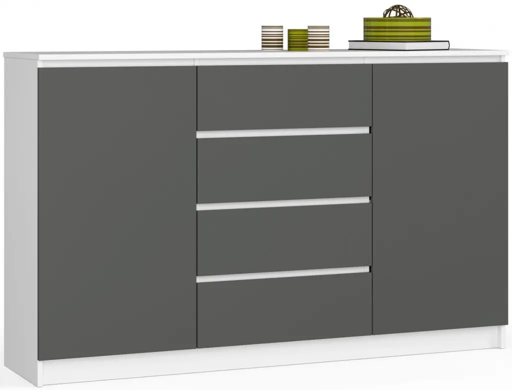 Tumba Akord K160 2D 4SZ (Graphite Grey/White)