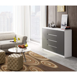 Tumba Akord K160 2D 4SZ (Graphite Grey/White)