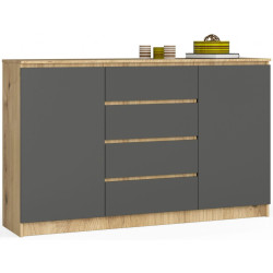 Tumba Akord K160 2D4SZ (Artisan Oak/Graphite Gray) Thumb