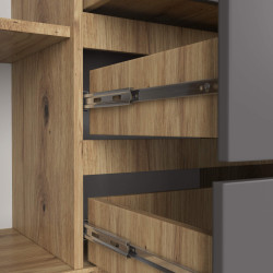 Tumba Akord K160 2D4SZ (Artisan Oak/Graphite Gray) Thumb