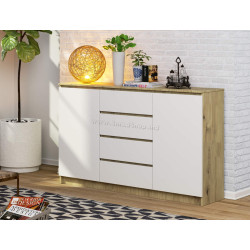 Tumba Akord K160 2D4SZ (Artisan Oak/White)