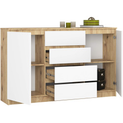 Tumba Akord K160 2D4SZ (Artisan Oak/White) Thumb