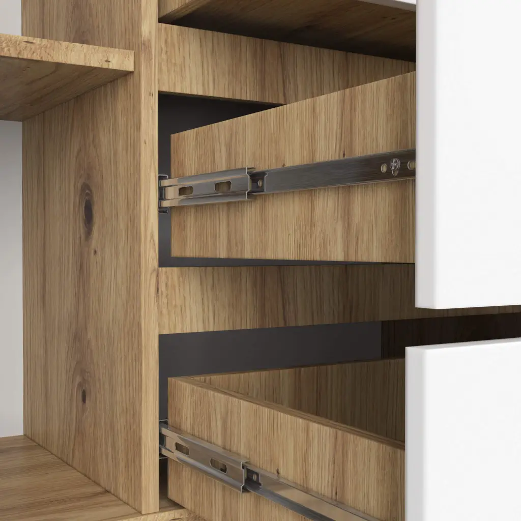 Tumba Akord K160 2D4SZ (Artisan Oak/White)