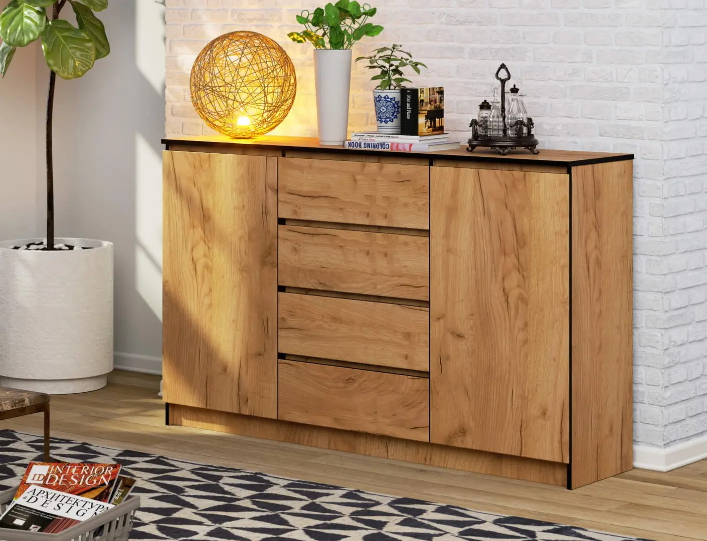 Tumba Akord K160 2D4SZ (Craft Oak)