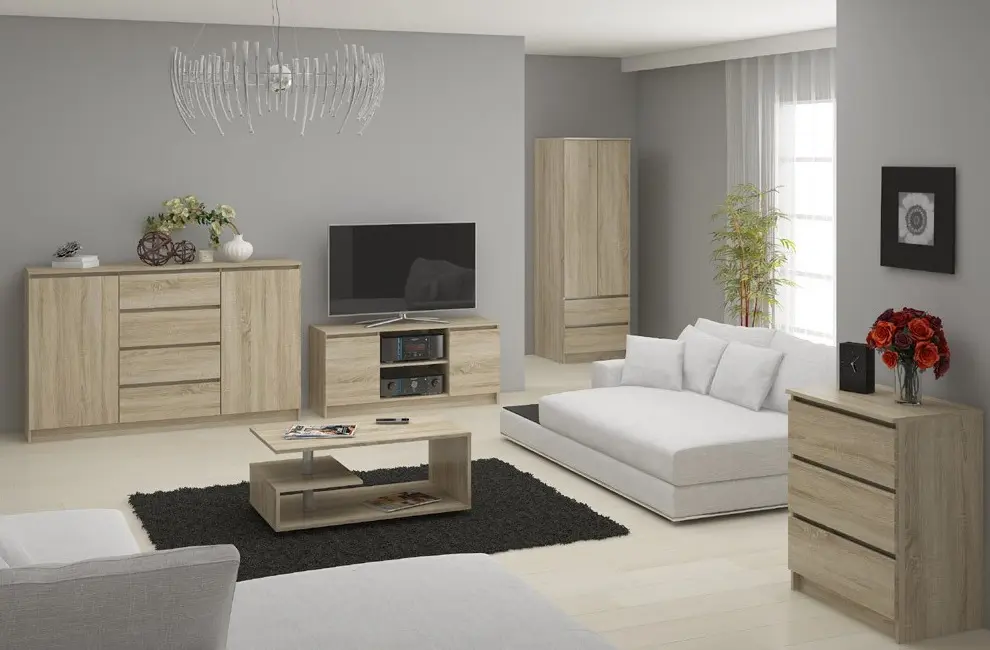 Tumba Akord K160 2D4SZ (Sonoma Oak)