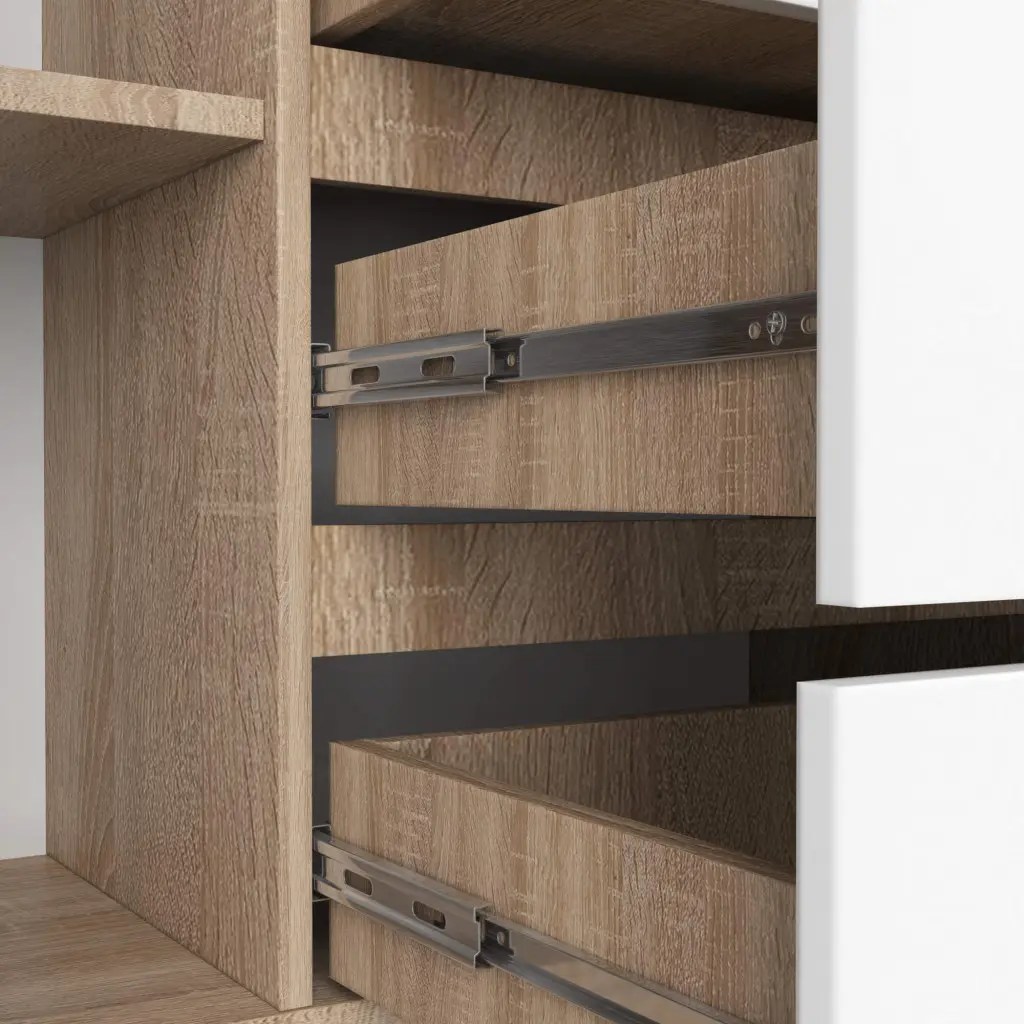 Tumba Akord K160 2D4SZ (Sonoma Oak/White)