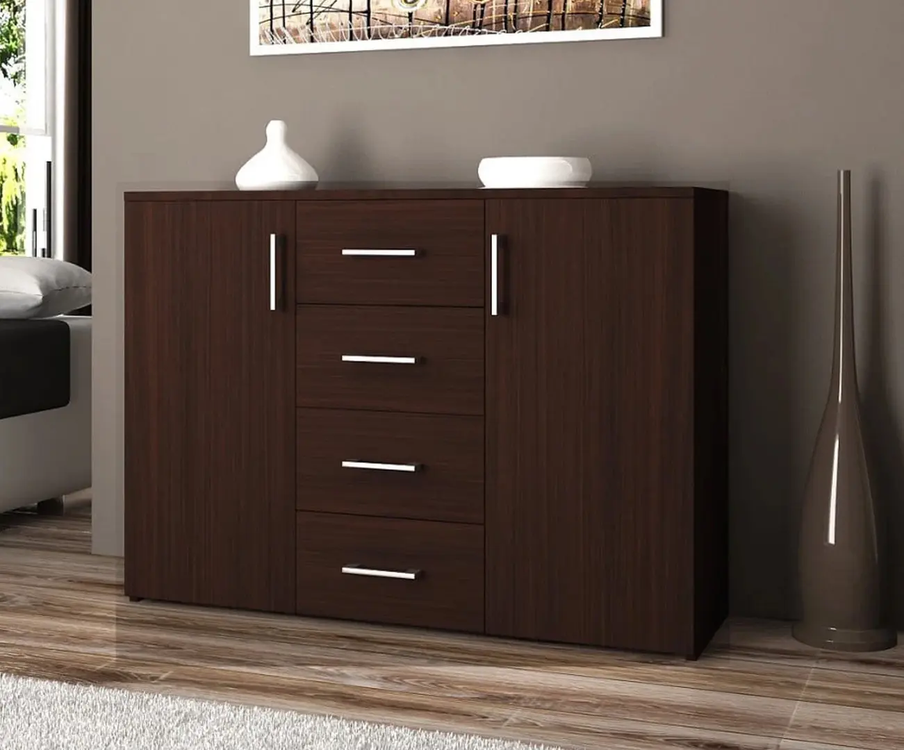 Tumba Akord K45 110cm 2D4SZ (Wenge)