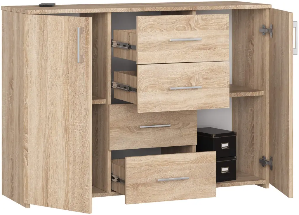 Tumba Akord K45 110cm (Sonoma Oak)