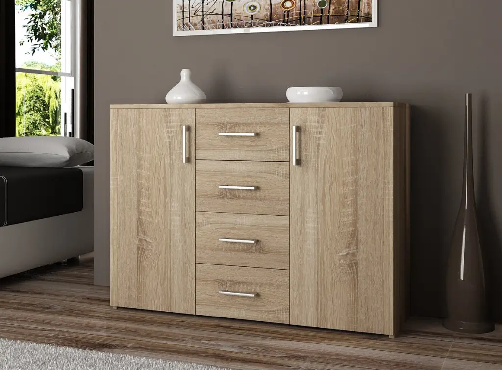 Tumba Akord K45 110cm (Sonoma Oak)