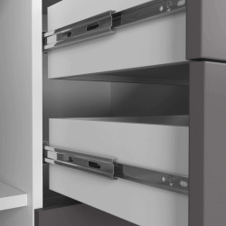 Tumba Akord K45 110cm (White/Graphite Grey) Thumb