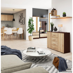 Tumba Akord K45 2D4SZ (Wenge/Sonoma Oak) Thumb