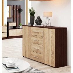 Tumba Akord K45 2D4SZ (Wenge/Sonoma Oak)