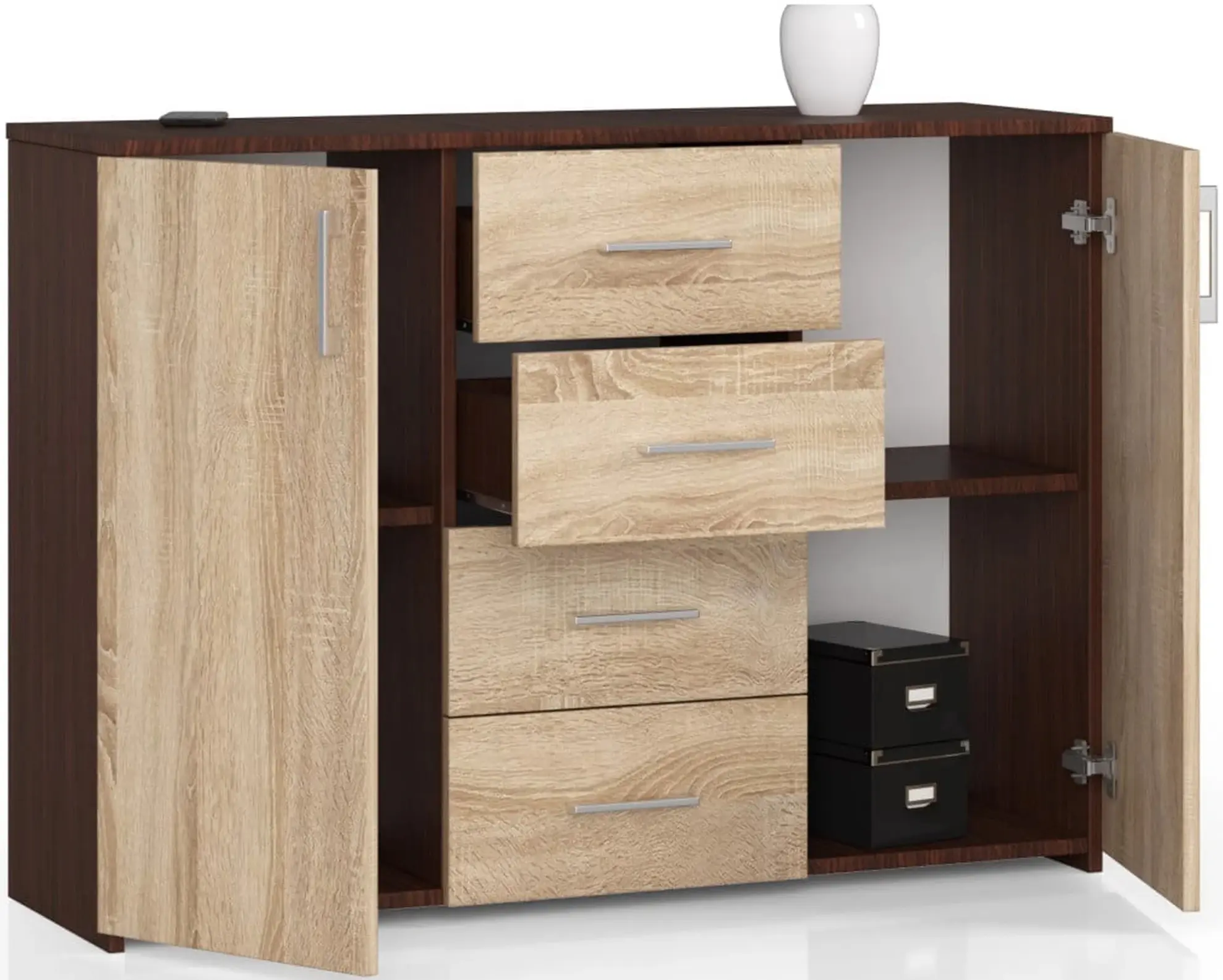 Tumba Akord K45 2D4SZ (Wenge/Sonoma Oak)