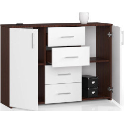 Tumba Akord K45 2D4SZ (Wenge/White) Thumb