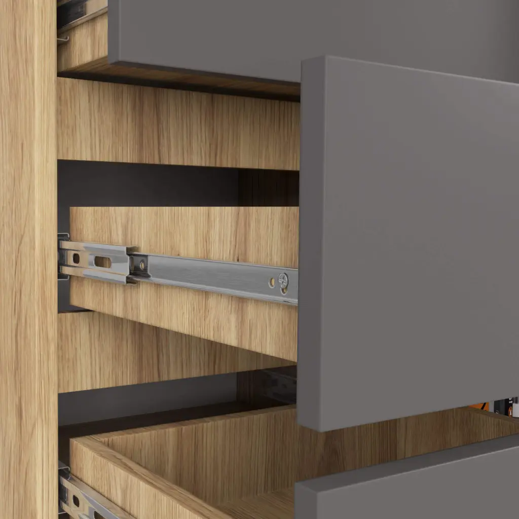 Tumba Akord K80 1D 5SZ (Artisan Oak/Graphite Grey)