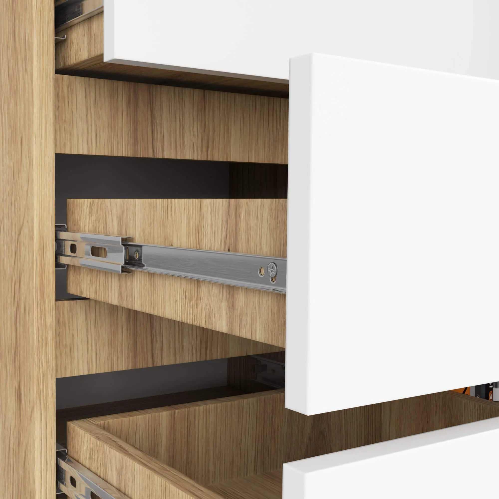 Tumba Akord K80 1D 5SZ (Artisan Oak/White)