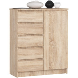 Tumba Akord K80 1D 5SZ (Sonoma Oak) Thumb