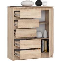 Tumba Akord K80 1D 5SZ (Sonoma Oak) Thumb