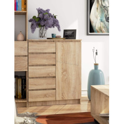 Tumba Akord K80 1D 5SZ (Sonoma Oak)