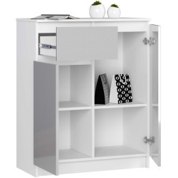 Tumba Akord K80 2D 1SZ (Metallic Gloss/White) Thumb